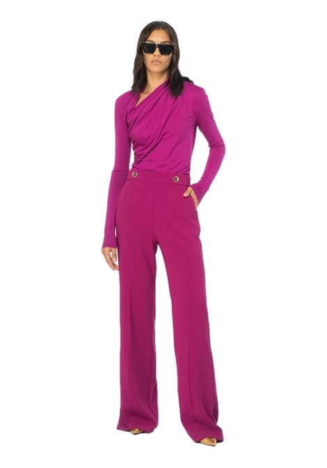 JERSEY SWEATER WITH DRAPE PINKO | sweaters | 102363 A1DEVIB